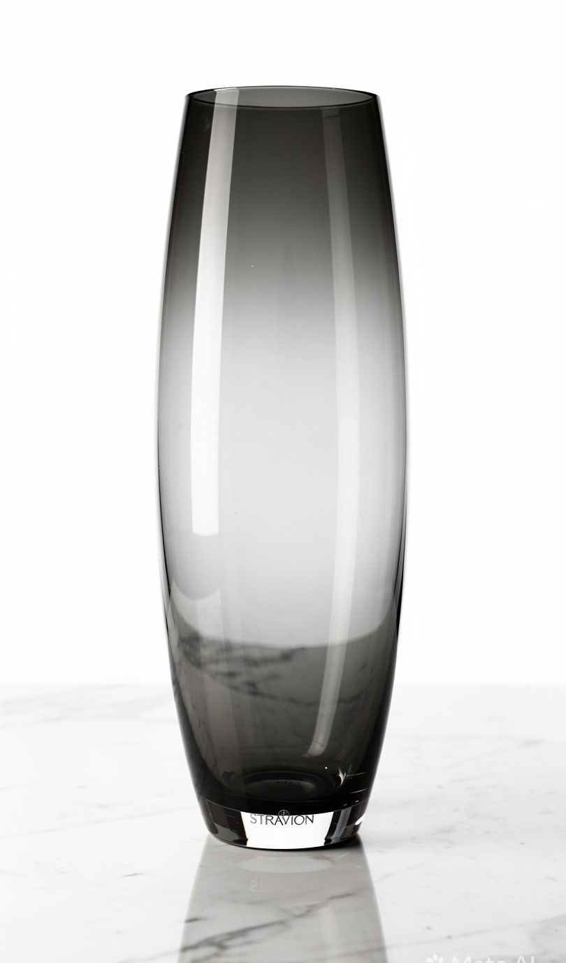 Smoked Glass Vase