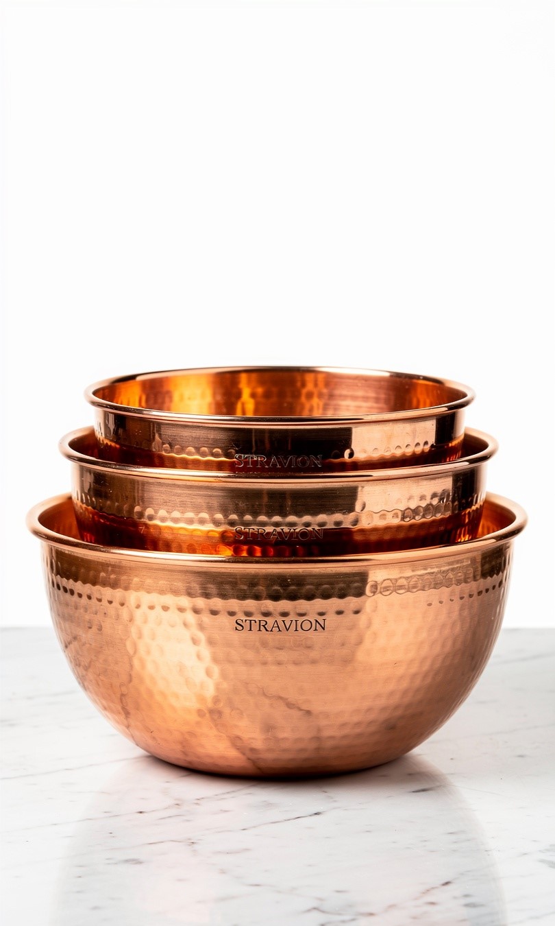 Copper Mixing Bowls